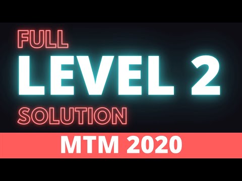 Full Level 2 solution of Master the Mainframe 2020 | IBM MTM 2020