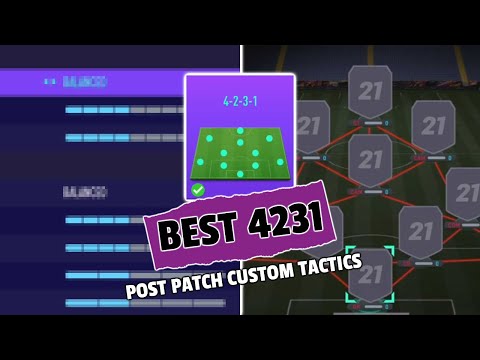 THIS IS WHY YOU SHOULD USE THE 4231 FORMATION | PRO CUSTOM TACTICS | FIFA 21