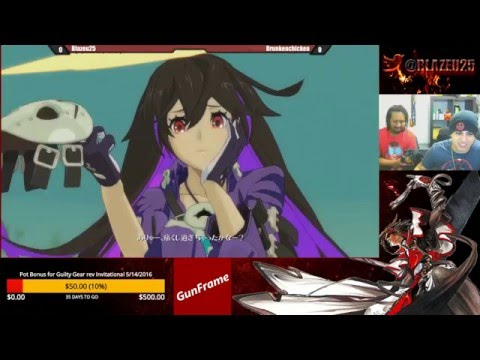 GGXrdR 4/8/16 - Blazeu25 (Sol) vs Drunkenchicken (Jack-O')