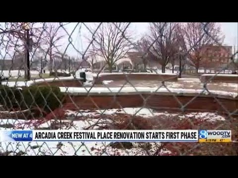 Arcadia Creek Festival Place renovation starts first phase