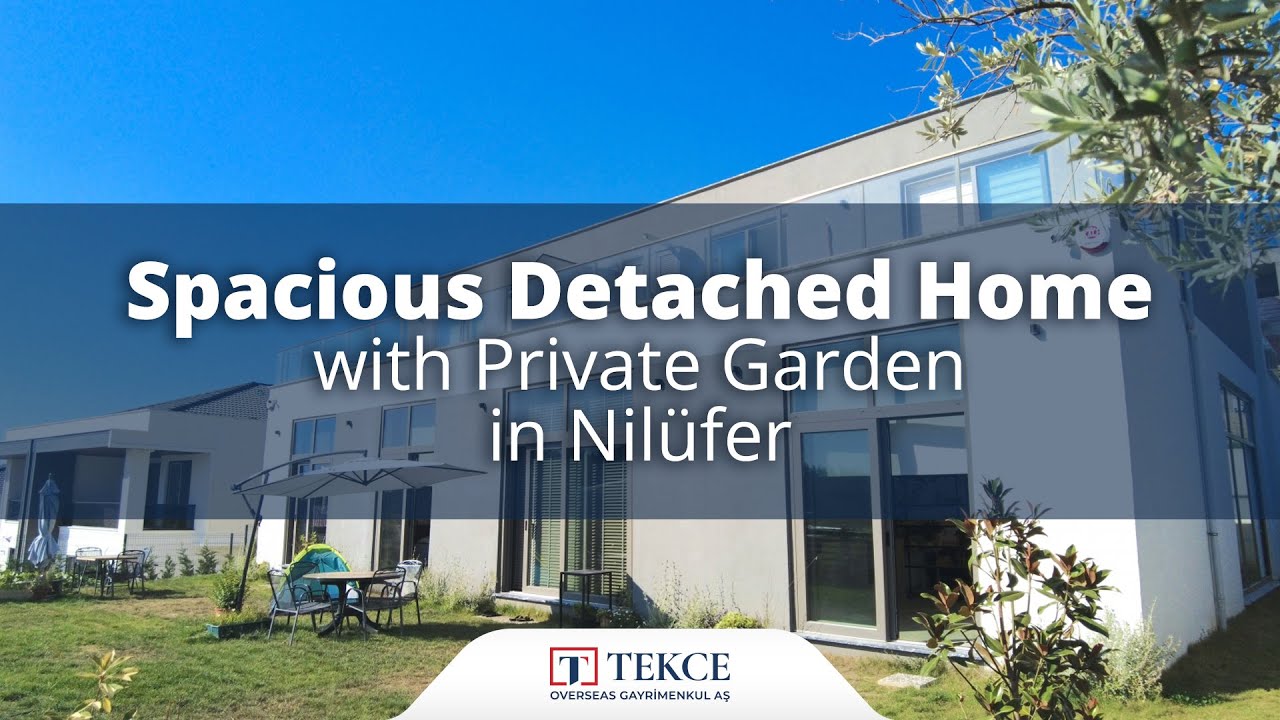 Spacious Detached Home with Private Garden in Nilüfer