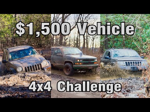 $1,500 4x4 Cheap Off Road Vehicle Challenge