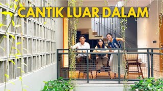(RUMAH UNIK) Rumah Sudut Hook Gaya Tropis Jepang dengan Taman Subur Luar Dalam