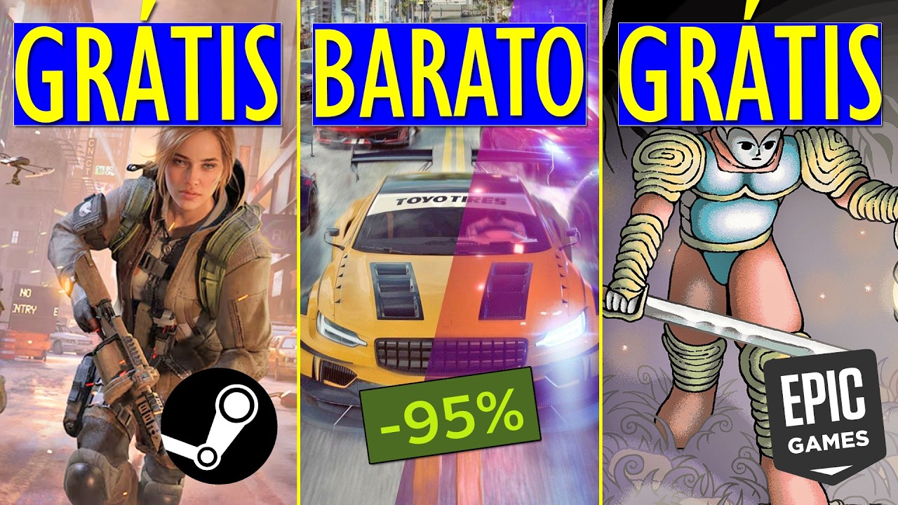 OPA! Jogo GRÁTIS bloqueado foi LIBERADO, jogo GRÁTIS da UBISOFT na STEAM e MENOR PREÇO HISTÓRICO!