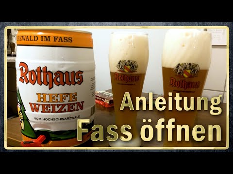 Unboxing Rothaus Hefeweizen | Ein Fass Bier aufmachen