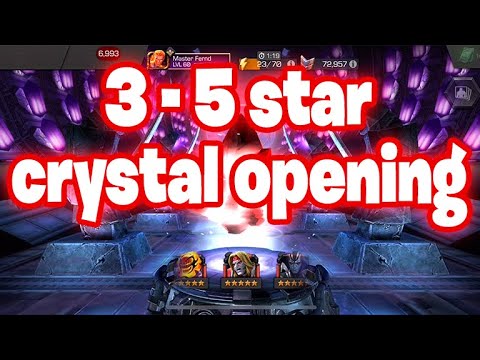 3 x5 star crystal opening - marvel contest of champions