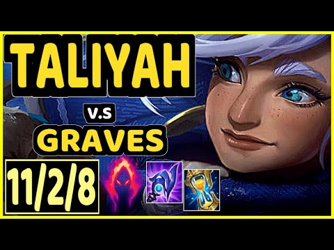 RAZORK (TALIYAH) vs GRAVES - 11/2/8 KDA JUNGLE CHALLENGER GAMEPLAY - EUW