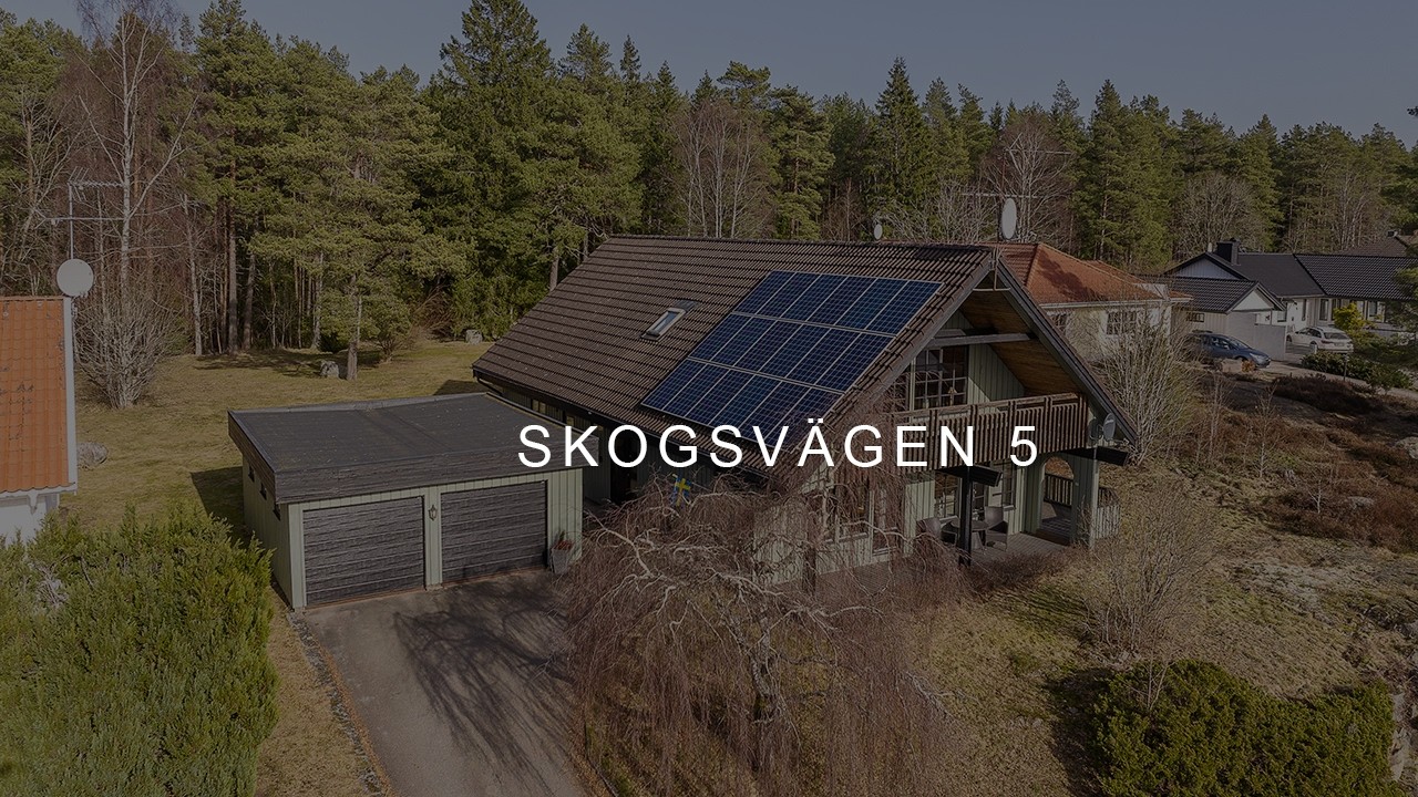 6 rum Villa på Skogsvägen 5 Åseda Uppvidinge kommun - video