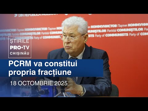 PRO TV News (20:00) | PCRM WILL FORM ITS OWN FACTION | Moldova