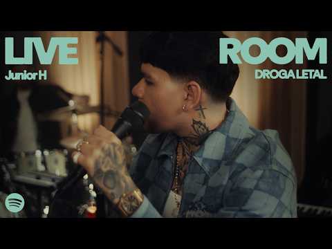 Thumbnail for Junior H - DROGA LETAL (Live) | Spotify Live Room by Junior h