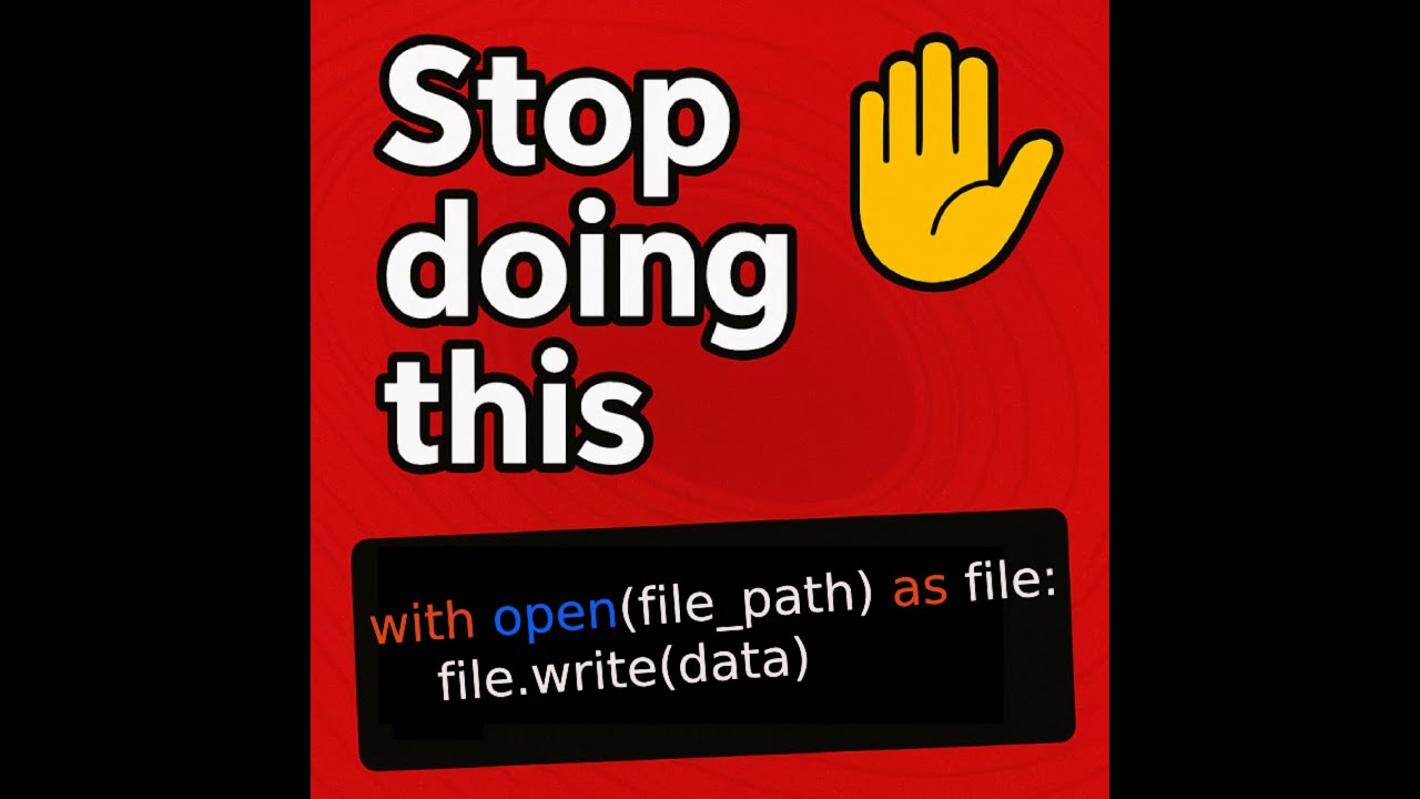 Stop Doing This: Fix Empty File Errors in Python!