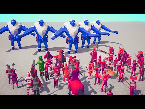 ALL MELEE UNITS ⚔️ vs 👹 5x EVERY GIANTS TOURNAMENT / Totally Accurate Battle Simulator ( TABS )