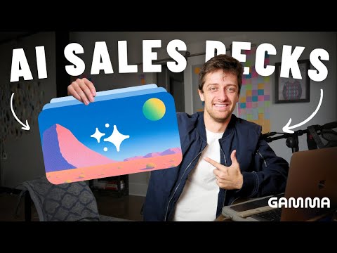 How I Built an AI Sales Deck in 5 Minutes Using Gamma (Full Tutorial)