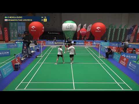 Match point - Z-Bexell / Sjoo vs Hemming / Van Leeuwen - XD, Final - Polish Int. 2023
