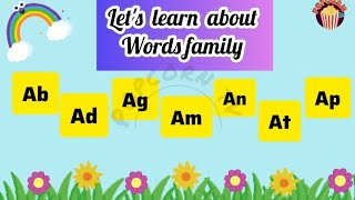 English words family video for kids knowledge 🫅#popcorntv #english
