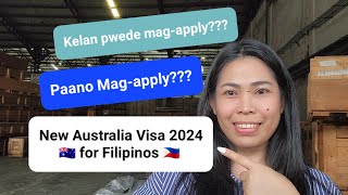 Australia Work & Holiday Visa Updates (Part 3: Kelan Pwede Mag-apply? Paano? etc.)