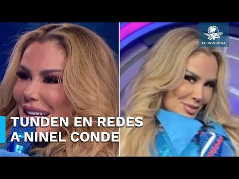 Critican rostro de Ninel Conde tras reaparecer en Televisa