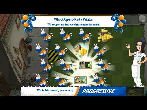 Plants vs. Zombies 2 pinata party 7/25/2017 || pinata party July 25, 2017