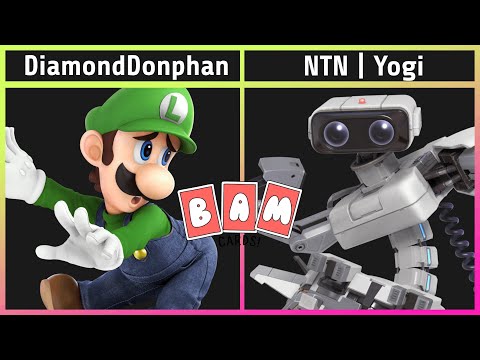 Smash @ BAM Cards 16 - DiamondDonphan (Luigi) vs. NTN | Yogi (ROB) - SSBU Tournament