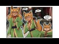 TGTF Enchanted Fox Sisters The Living Squirrel Statue Furry Fantasy Comic