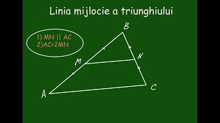 Teorema liniei mijlocii