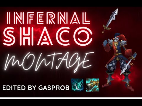 RANK 1 EUW (INFERNAL) SHACO MONTAGE SEASON 11 [League of Legends], edited by: Gasprob