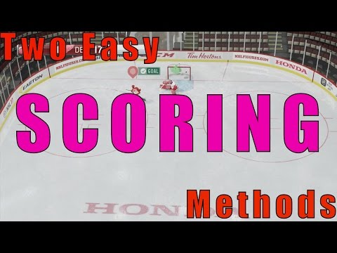 The two EASIEST Methods to Score in Nhl 17!?!? (Nhl 17 tips+tricks)