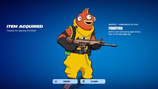 HOW TO GET THE SIMPSONS FISHSTICK SKIN IN FORTNITE!