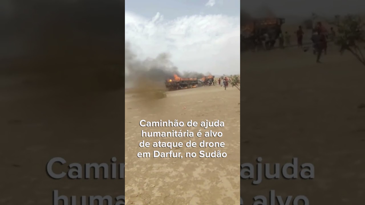 O motorista sobreviveu. Os suprimentos, não.