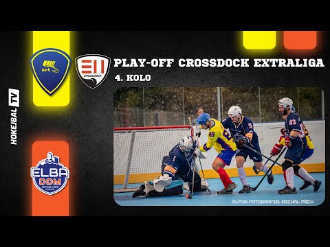 Highlights 4.kola CROSSDOCK Extraligy hokejbalu | HC Kert Park Praha vs. Elba DDM Ústí nad Labem