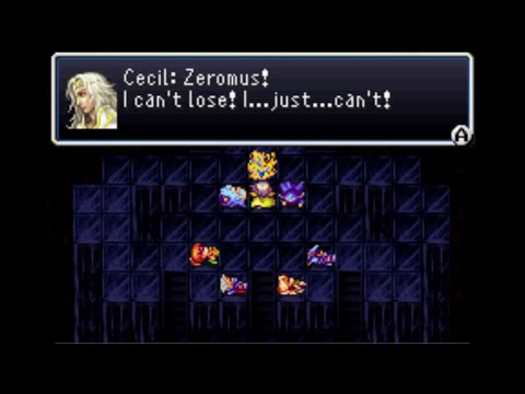 Final Fantasy 4 Advance (GBA) - Part 18 - Final Boss Zeromus + Ending