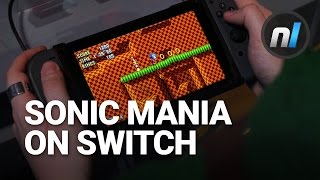 Sonic Mania on Nintendo Switch Gameplay (Direct Feed)