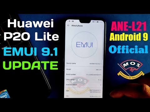 Huawei P20 Lite ANE-L21 Android 9 Upgrade EMUI 9.1 Europe