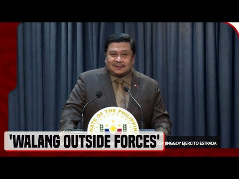 Sen. Estrada sa pagpalit ng liderato sa Senado: Walang outside forces