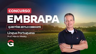 Concurso Embrapa | Questões de Língua Portuguesa estilo Cebraspe