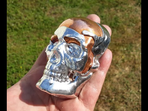 How I Made this Copper & Tin Skull Step by Step