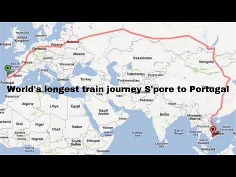 World’s longest train journey takes 21 days from Portugal to Singapore