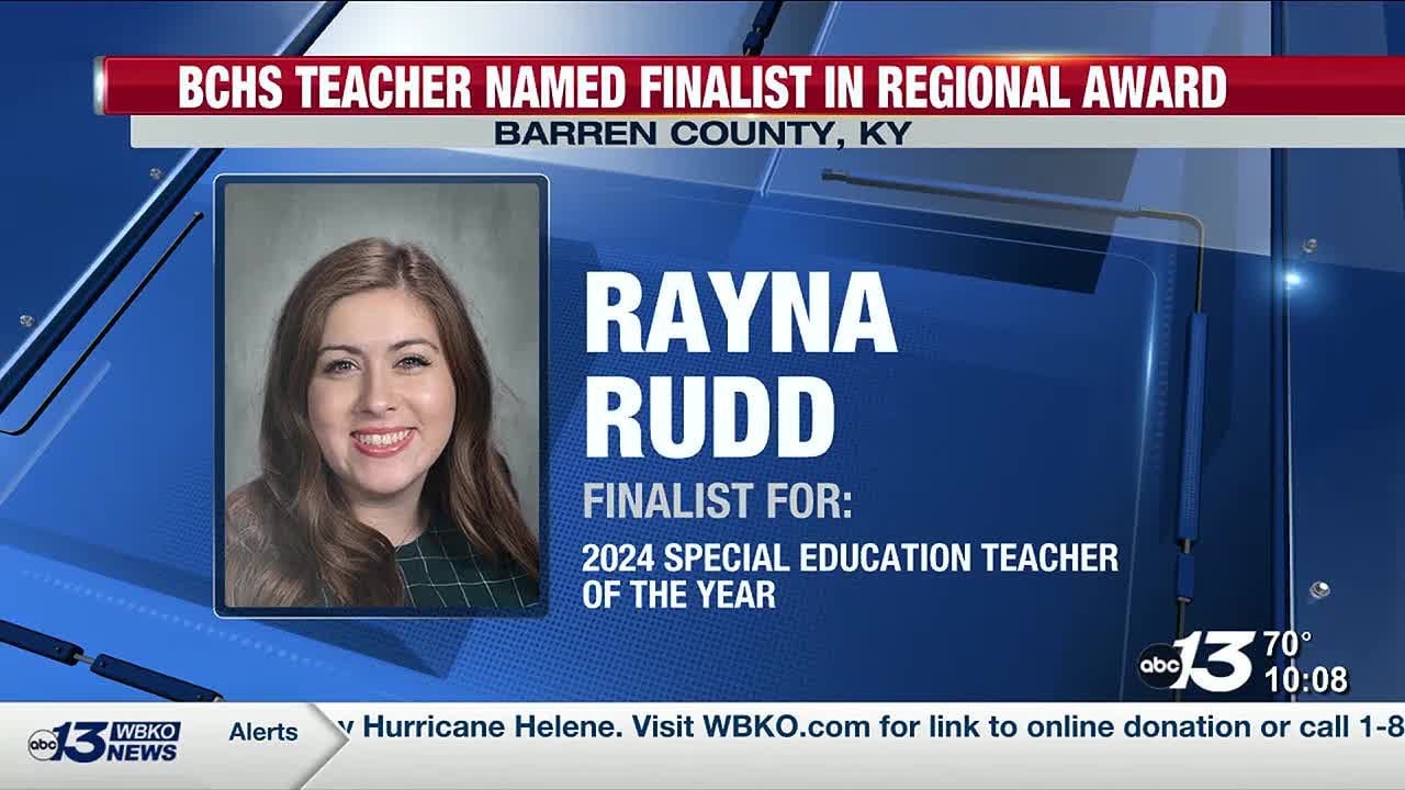 Area teacher selected as finalist for Kentucky Special Education Teacher of the Year