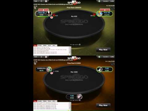 Spin&Go 25€/300.000€ + Spin&Go 10€/12.000€ PokerStars.it same time!!! Observed by Actaru5