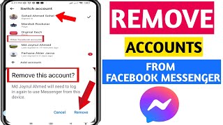 How to Remove Accounts From Facebook Messenger 2025