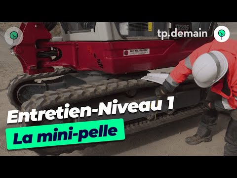 CACES® - Mini-excavator maintenance - level 1