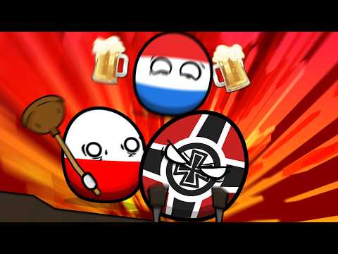 Zombies in Europe - episodes 9 / happy three friends( Countryballs )