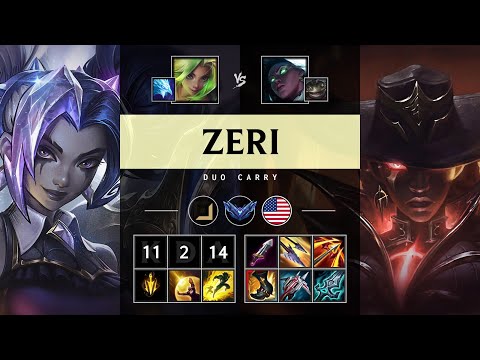 Zeri ADC vs Senna: Triple Kill, Unstoppable - NA Diamond Patch 25.S1.1