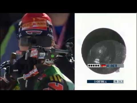 Magdalena Neuner (GER) - 5 misses! - Mass Start Antholz