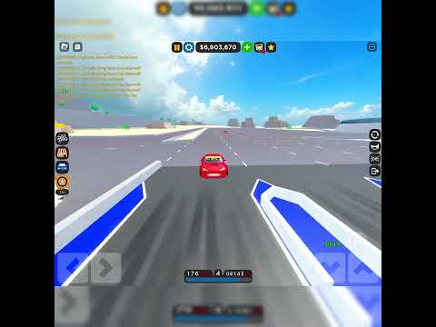 Thumbnail for SCHMIFF’s ‘86 gaps Porsche Mission X in Roblox Car Dealership Tycoon 1/2 mile Drag Race!! #shorts by Porsche Mission X