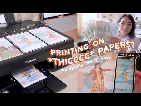 YouTube video about: How to print cardstock on canon printer?