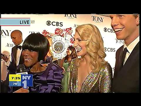 2013 Tony Awards: Red Carpet - Cicely Tyson, Annaleigh Ashford and Stark Sands