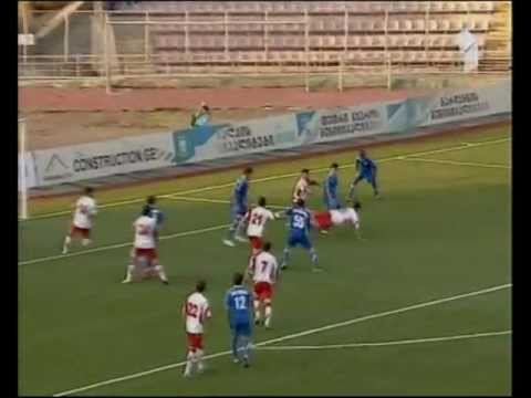 Football - UEFA Europa League - 2011-12 - Metalurgi Rustavi-Irtysh Pavlodar - Georgi Daskalov's goal