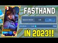 How To Be FASTHAND in Gusion Using This SECRET Settings in 2023!!