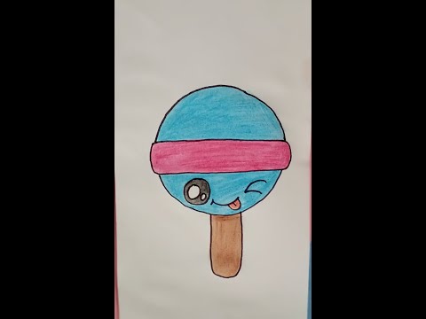 ice cream 🍦drawing shorts/beautiful ice-cream drawing/5 minutes craft/ice-cream lovers